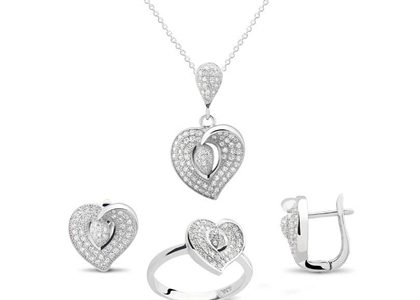 Rhodium Plated | Fashion Pendant Sets